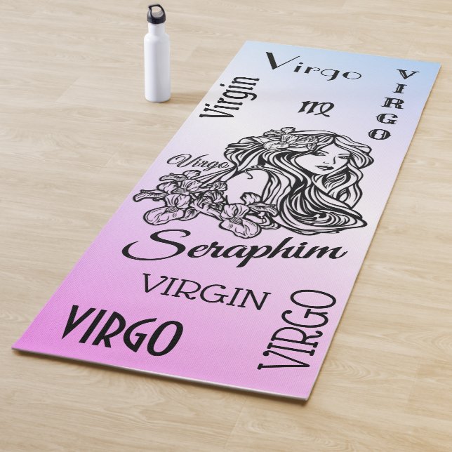 Personalized Virgo Zodiac Mystic Tropics  Yoga Mat (In Situ)