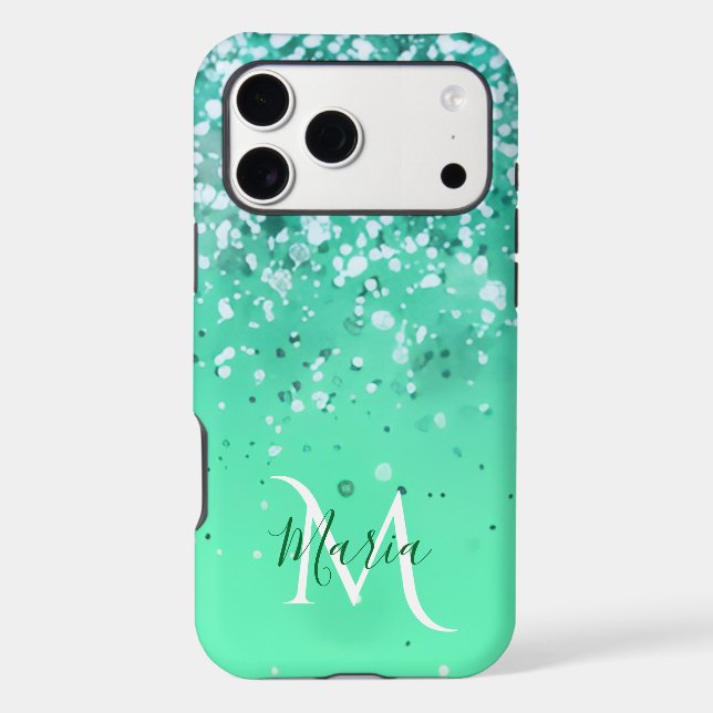Personalized Vivid Mint Green iPhone 17 Pro Max To (Verso)