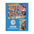 Personalized Volleyball 5 Photo Collage Name Team#