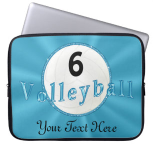 Personalized Volleyball Cases for Laptop Computers