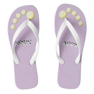 Personalized Volleyball Flip Flops