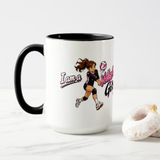 Personalized Volleyball Girl Mug