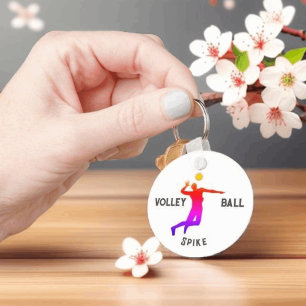 Personalized Volleyball Giveaway For Boys & Girls Keychain
