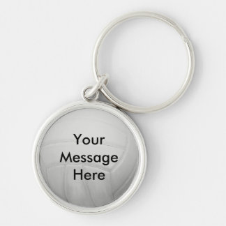 Personalized Volleyball Keychain