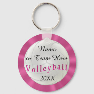 Personalized Volleyball Keychains with NAMES, YEAR