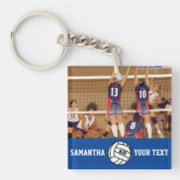 Personalized Volleyball Photo Name Team #