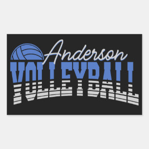 Personalized Volleyball Player ADD NAME Team Champ Sticker