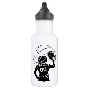 Personalized Volleyball Player Custom Name, Number 532 Ml Water Bottle