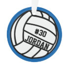 Personalized Volleyball Player Number, Name, Team