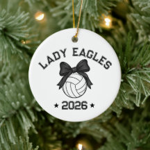 Personalized Volleyball Team Ornament | Custom Tea
