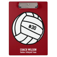 Personalized Volleyball Team, Player Name & Number