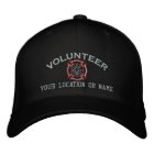 Personalized Volunteer Firefighter Embroidery