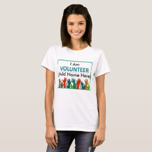 Personalized Volunteer Shirt Fill in your Name