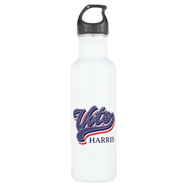 Personalized Vote Election Stars and Stripes  710 Ml Water Bottle (Front)