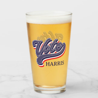 Personalized Vote Election Stars and Stripes  Glass