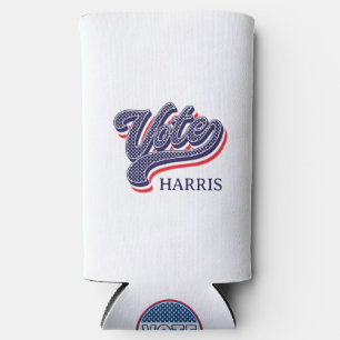 Personalized Vote Election Stars and Stripes  Seltzer Can Cooler