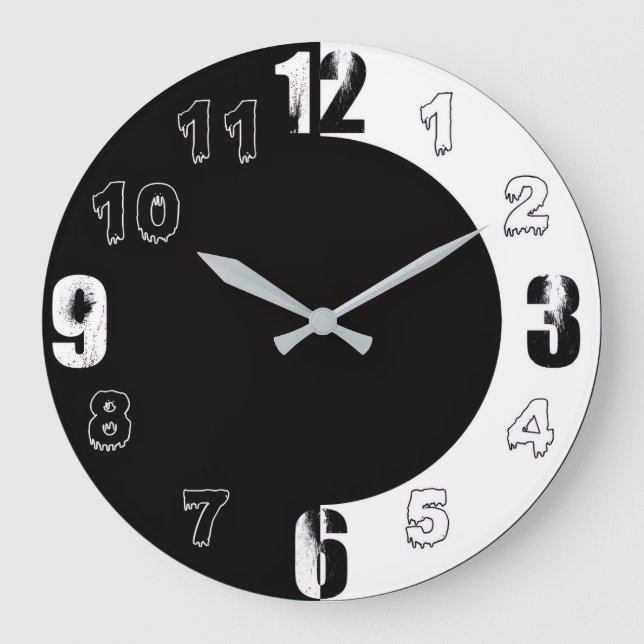 Personalized Wall Clock | Modern Home Decor Clock (Front)