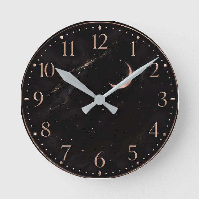 Personalized Wall Clock | Modern Home Decor Clock (Front)
