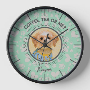 Personalized Wall Clock, Unique Gift for Pet Lover Clock