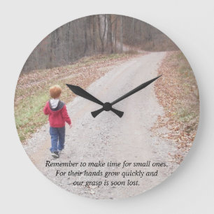 Personalized Wall clock with your photos and text