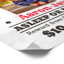 Personalized Wanted Poster | Wanted Birthday Sign