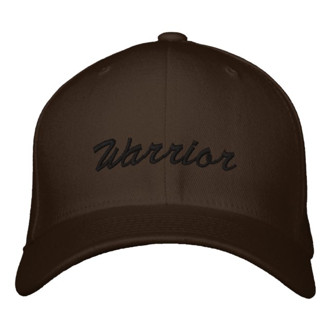 Personalized Warrior Baseball Cap Hat (Front)