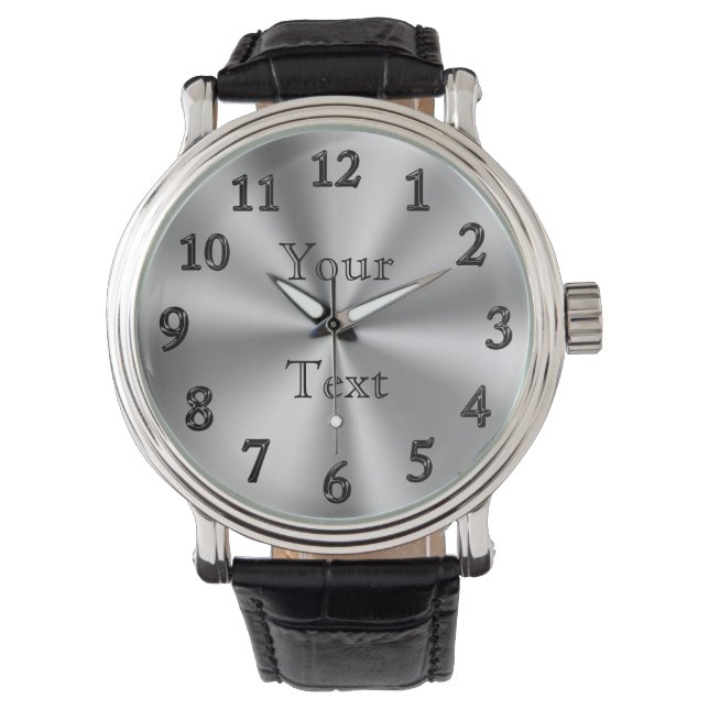 PERSONALIZED Watch / LARGE Number Watches for Men (Front)
