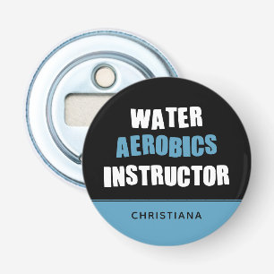 Personalized Water Aerobics Instructor Bottle Opener