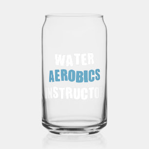 Personalized Water Aerobics Instructor Can Glass