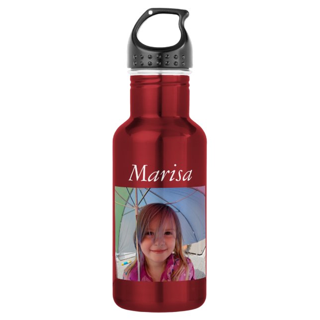 Personalized Water Bottle, Add Your Picture!   532 Ml Water Bottle (Front)