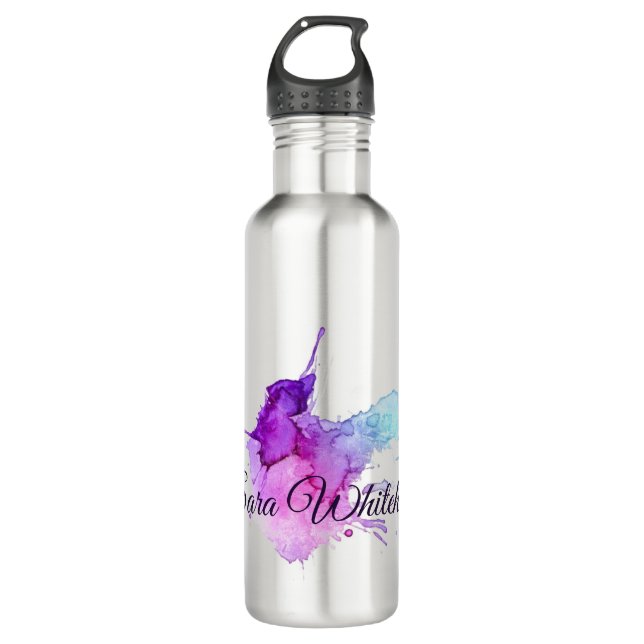 Personalized Water Bottle - Splat (Front)