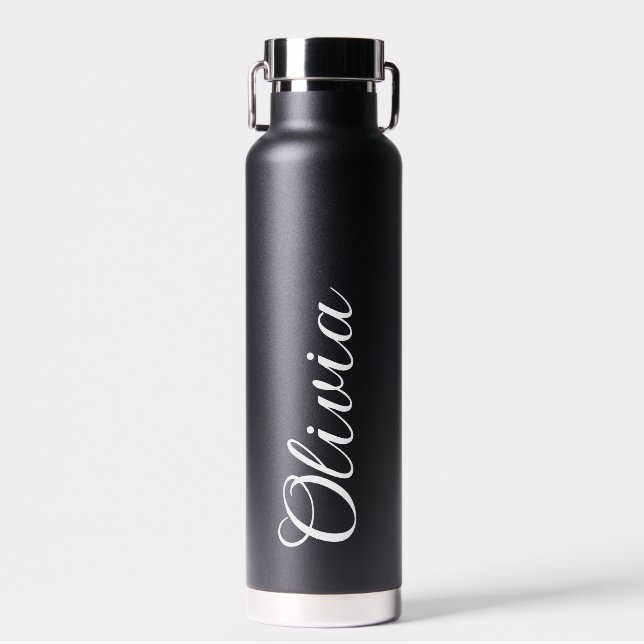Personalized Water Bottle with my Custom Name (Front)