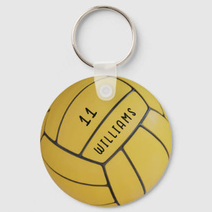 Personalized Water Polo Key Chain