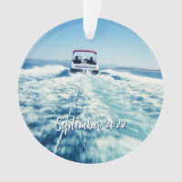 Personalized Water Sports Speed Boat Photo