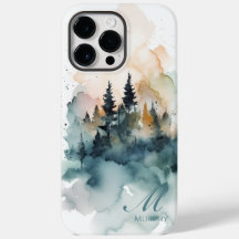 Personalized Watercolor Abstract Art iPhone Case