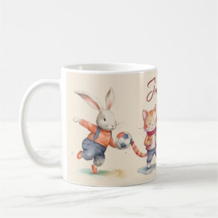 Personalized Watercolor Animal Friends Mug – Custo
