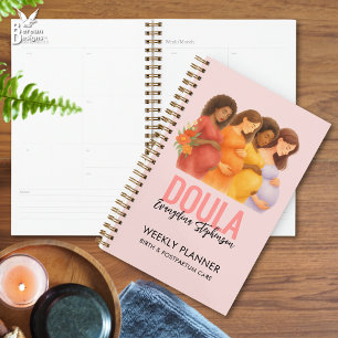 Personalized Watercolor Birth Postpartum DOULA Planner