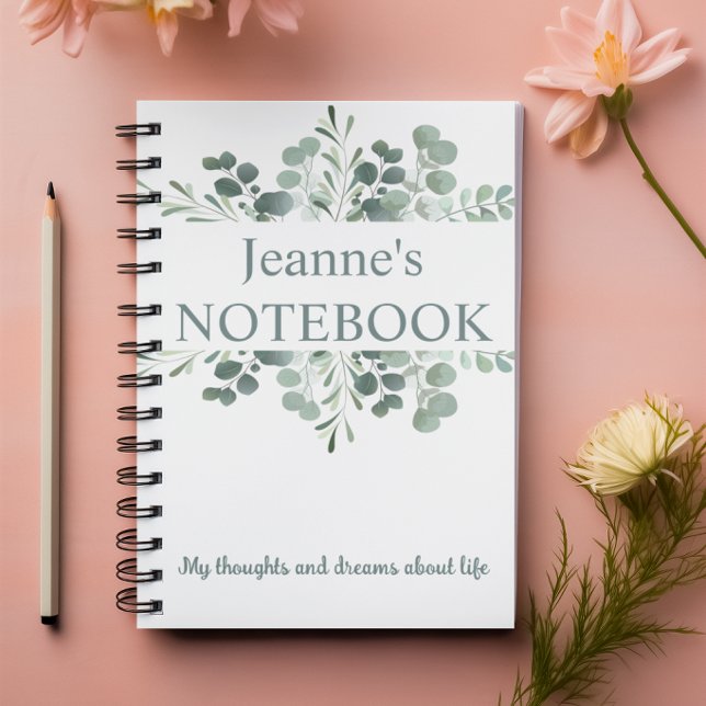 Personalized Watercolor Botanical Journal (Creator Uploaded)