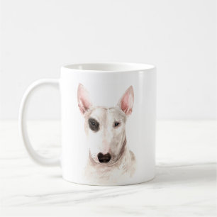 Personalized Watercolor Bull Terrier Coffee Mug