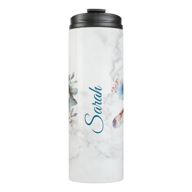Personalized Watercolor Dragonfly Mug (Front)