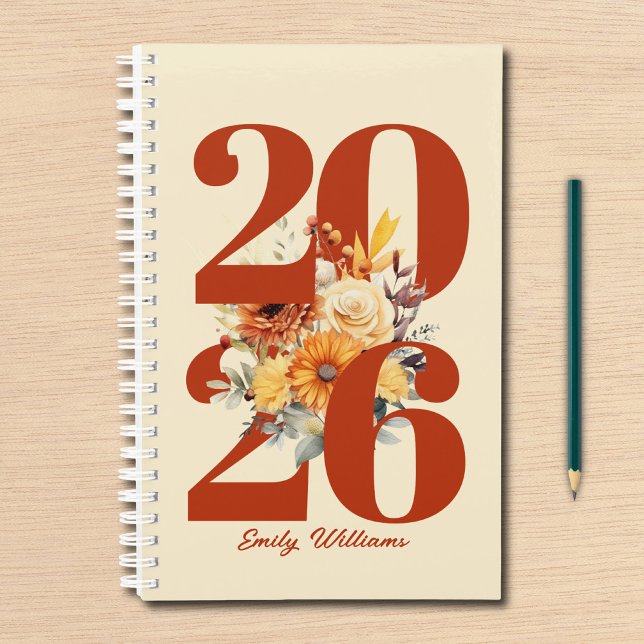 Personalized watercolor floral  planner (Creator Uploaded)