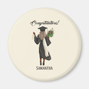 Personalized Watercolor Graduation (10) Magnet