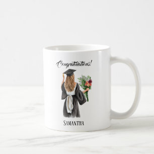 Personalized Watercolor Graduation (12) Coffee Mug