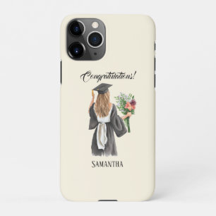 Personalized Watercolor Graduation (12) iPhone 11Pro Case