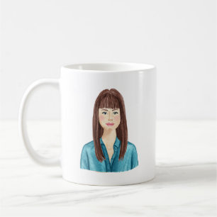 Personalized Watercolor Image Mug