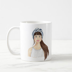 Personalized Watercolor Image Mug