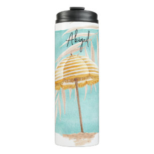 Personalized Watercolor ITravel Mug