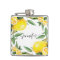 Personalized Watercolor Lemon Wedding Flask