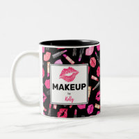 Personalized Watercolor Lipstick Pattern Makeup Tw