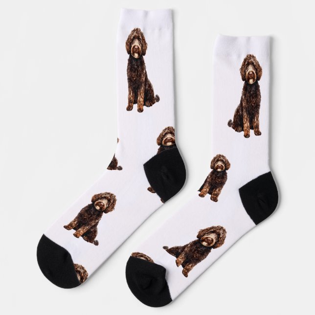 Personalized Watercolor Pet  Socks (Left)